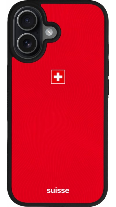 iPhone 17 Case Hülle - Silikon schwarz Schweiz 2026 personalisierbares Fussballtrikot