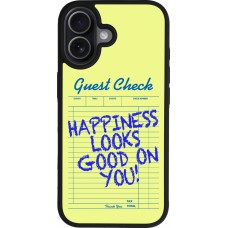 Coque iPhone 17 - Silicone rigide noir Guest check 2026