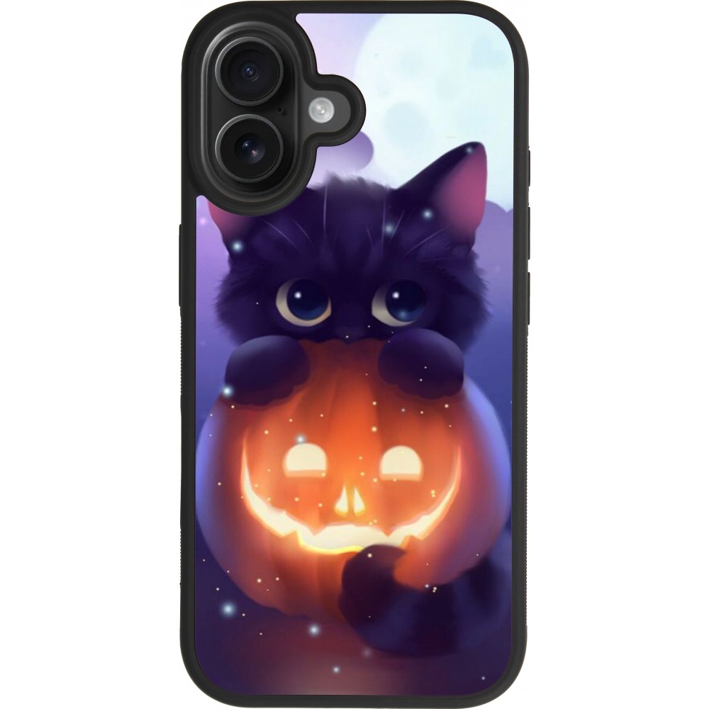 Coque iPhone 17 - Silicone rigide noir Halloween 17 15