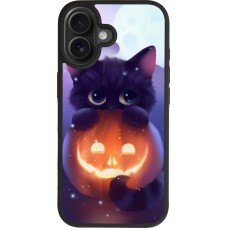 Coque iPhone 17 - Silicone rigide noir Halloween 17 15