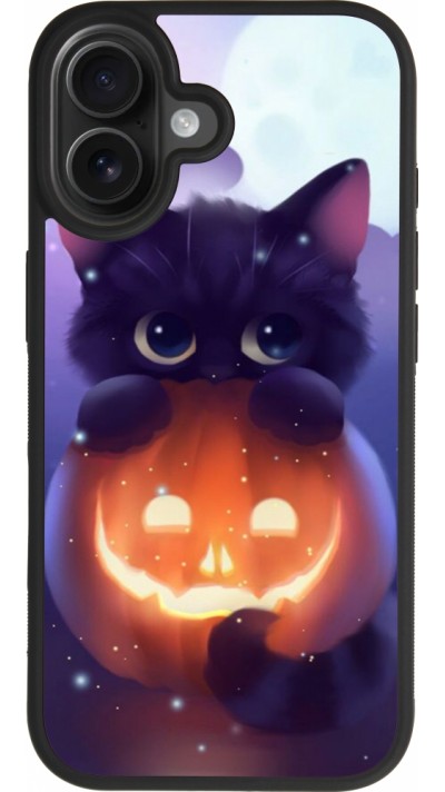 Coque iPhone 17 - Silicone rigide noir Halloween 17 15