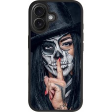 Coque iPhone 17 - Silicone rigide noir Halloween 18 19