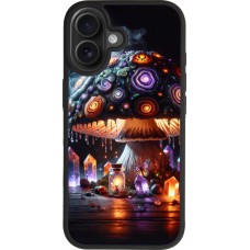 Coque iPhone 17 - Silicone rigide noir Halloween Potion Magic