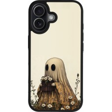 iPhone 17 Case Hülle - Silikon schwarz Halloween 2025 Ghost gardener