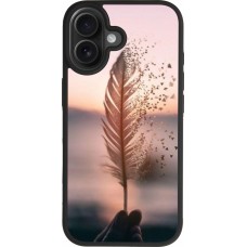 Coque iPhone 17 - Silicone rigide noir Hello September 11 19