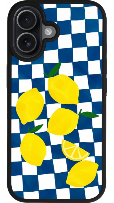 iPhone 17 Case Hülle - Silikon schwarz Illustration lemons 2026