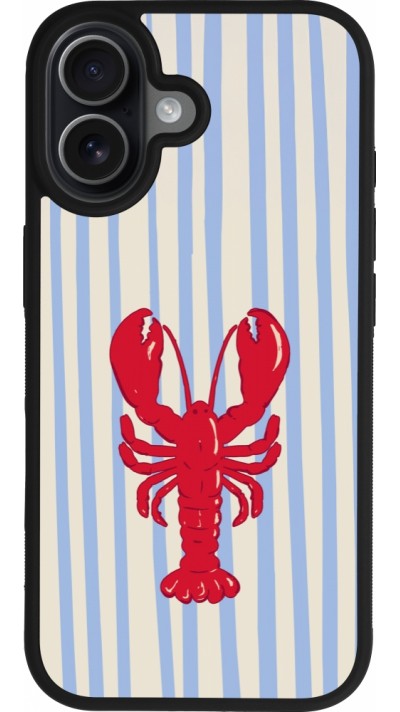 iPhone 17 Case Hülle - Silikon schwarz Red lobster 2026
