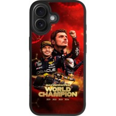 iPhone 17 Case Hülle - Silikon schwarz Max Verstappen Champion 2023