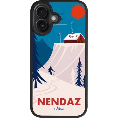 iPhone 17 Case Hülle - Silikon schwarz Nendaz Cabane Ski