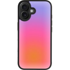 iPhone 17 Case Hülle - Silikon schwarz Orange Pink Blue Gradient
