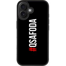 Coque iPhone 17 - Silicone rigide noir Qsafoda 1