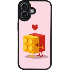 Coque iPhone 17 - Silicone rigide noir Saint Valentines Day 26 Puzzle