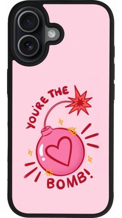 Coque iPhone 17 - Silicone rigide noir Saint Valentines Day 26 You are the bomb
