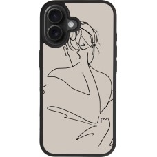 iPhone 17 Case Hülle - Silikon schwarz Salnikova 05