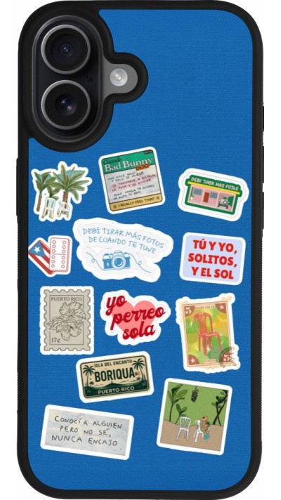 Coque iPhone 17 - Silicone rigide noir Seals of the Dominican Republic DTMF