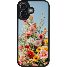 iPhone 17 Case Hülle - Silikon schwarz Spring flowers Spring 2026