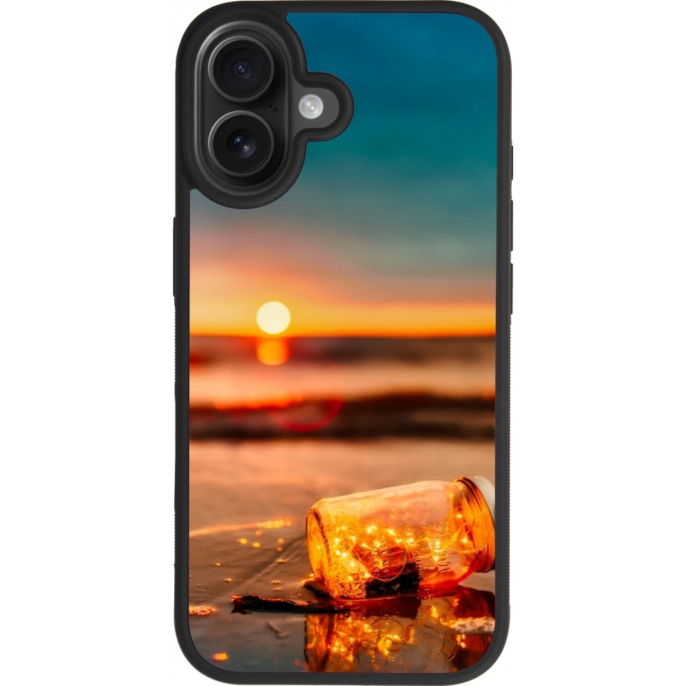 Coque iPhone 17 - Silicone rigide noir Summer 2021 16