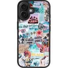 iPhone 17 Case Hülle - Silikon schwarz Summer 20 collage