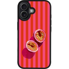 iPhone 17 Case Hülle - Silikon schwarz Passion fruit Summer 2026