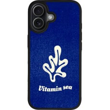 iPhone 17 Case Hülle - Silikon schwarz Vitamin sea Summer 2026