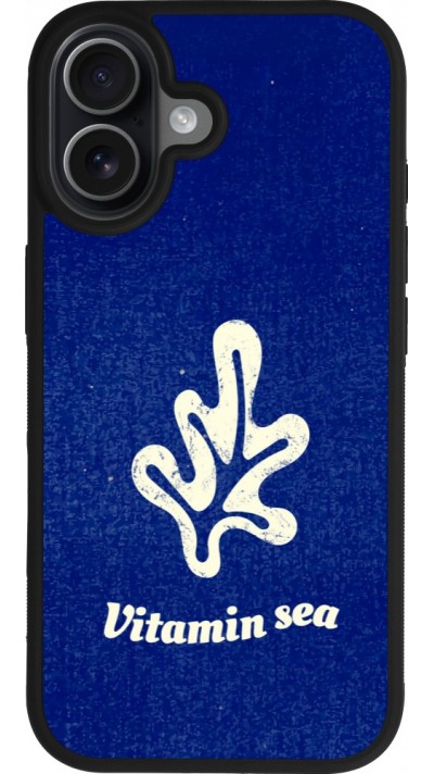 iPhone 17 Case Hülle - Silikon schwarz Vitamin sea Summer 2026