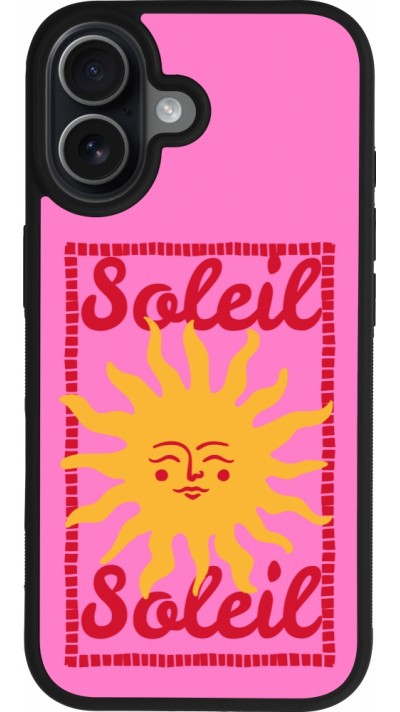iPhone 17 Case Hülle - Silikon schwarz Sun sun 2026