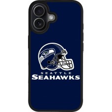 Coque iPhone 17 - Silicone rigide noir Super Bowl 26 Seattle 3