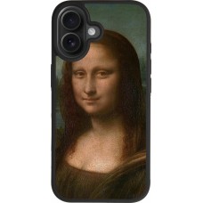 iPhone 17 Case Hülle - Silikon schwarz Kunstbild - Mona Lisa - Leonardo de Vinci