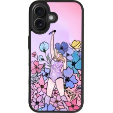 iPhone 17 Case Hülle - Silikon schwarz Taylor Swift Sketch - Pink
