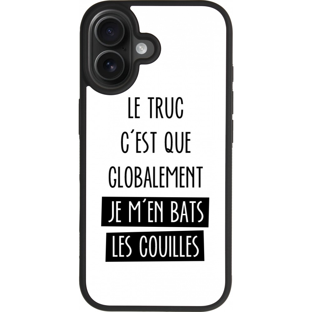 iPhone 17 Case Hülle - Silikon schwarz Le truc globalement bats les couilles