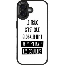 iPhone 17 Case Hülle - Silikon schwarz Le truc globalement bats les couilles