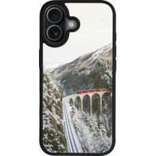 iPhone 17 Case Hülle - Silikon schwarz Winter 25 Winter polar express