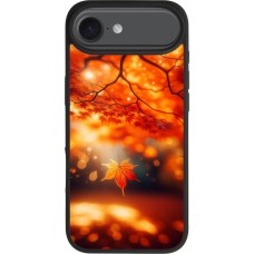 iPhone Air Case Hülle - Silikon schwarz Herbst Magisch Orange