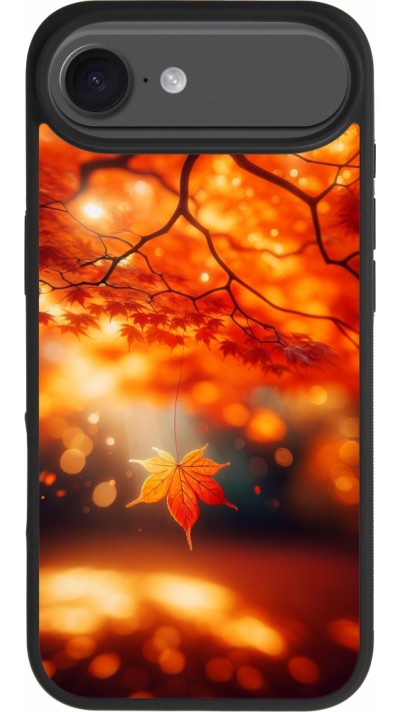 iPhone Air Case Hülle - Silikon schwarz Herbst Magisch Orange