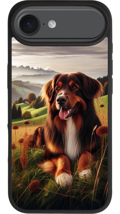 iPhone Air Case Hülle - Silikon schwarz Hund Land Schweiz