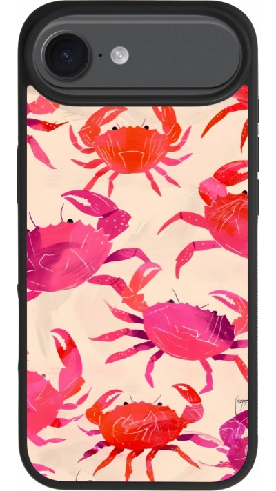 iPhone Air Case Hülle - Silikon schwarz Crabs Paint