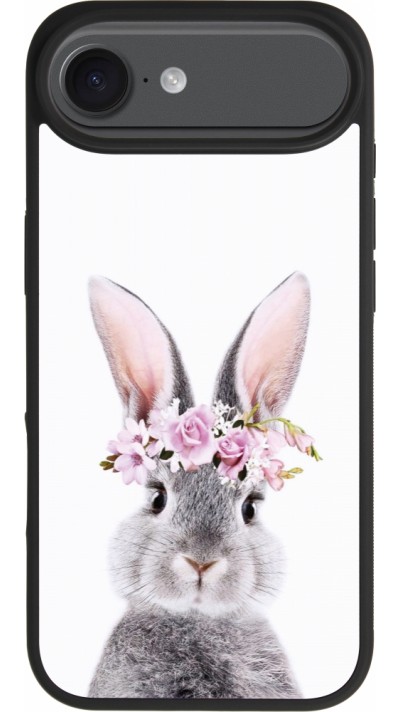 iPhone Air Case Hülle - Silikon schwarz Easter 2023 flower bunny