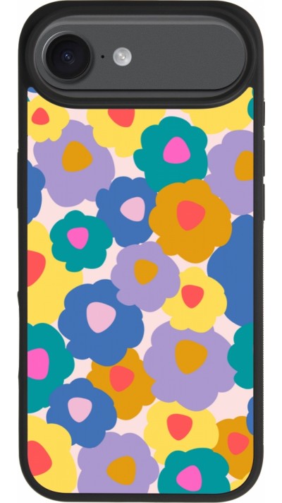 iPhone Air Case Hülle - Silikon schwarz Easter 2024 flower power