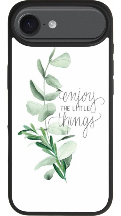 iPhone Air Case Hülle - Silikon schwarz Enjoy the little things