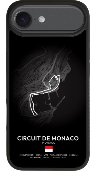 iPhone Air Case Hülle - Silikon schwarz F1 Track 2025 Monaco