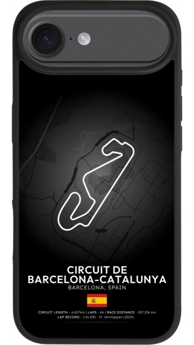 iPhone Air Case Hülle - Silikon schwarz F1 Track 2025 Spain