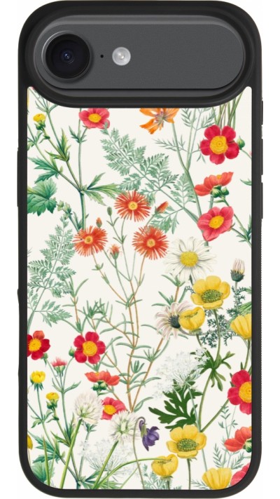 iPhone Air Case Hülle - Silikon schwarz Flora Botanical Wildlife