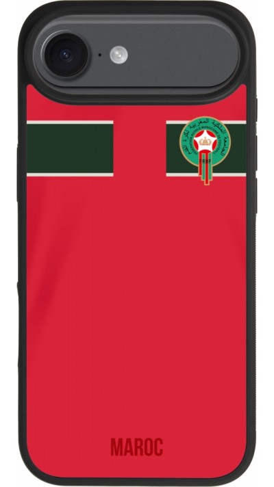 iPhone Air Case Hülle - Silikon schwarz Marokko 2022 personalisierbares Fussballtrikot