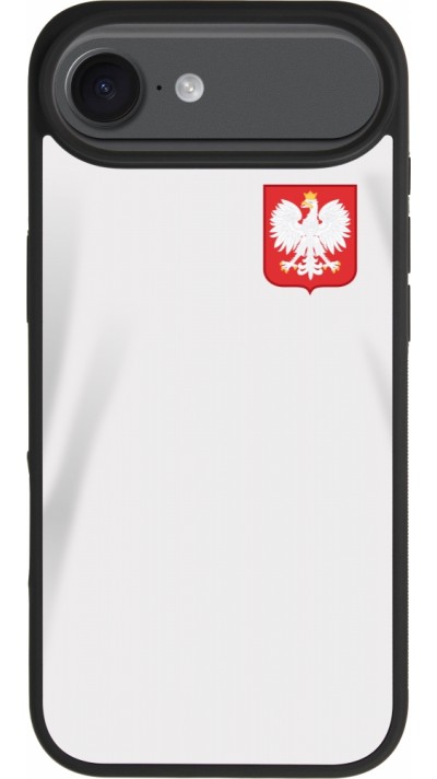 iPhone Air Case Hülle - Silikon schwarz Polen 2022 personalisierbares Fussballtrikot