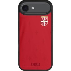 iPhone Air Case Hülle - Silikon schwarz Serbien 2022 personalisierbares Fussballtrikot
