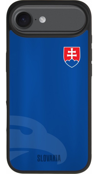 iPhone Air Case Hülle - Silikon schwarz Fussballtrikot Slowakei