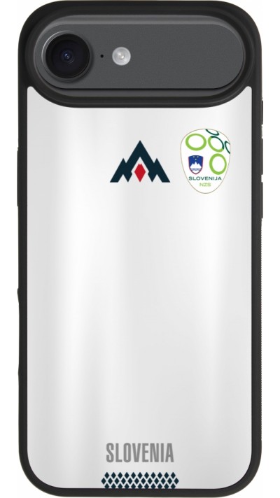 iPhone Air Case Hülle - Silikon schwarz Fussballtrikot Slowenien