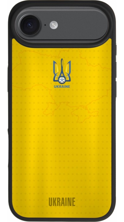 iPhone Air Case Hülle - Silikon schwarz Fussballtrikot Ukraine