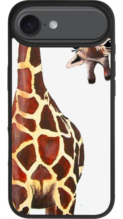 iPhone Air Case Hülle - Silikon schwarz Giraffe Fit