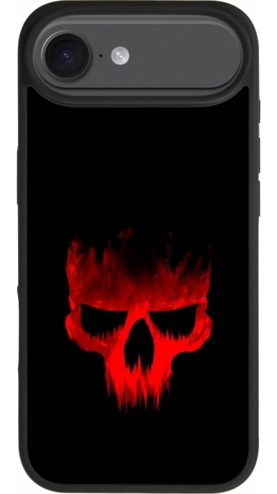 iPhone Air Case Hülle - Silikon schwarz Halloween 2023 scary skull